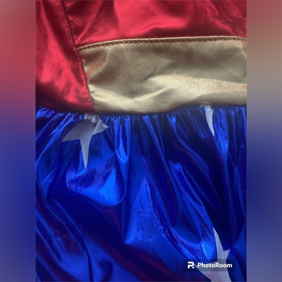 Dog Wonder Woman Superhero Costume Dress Size Medium for small dogs breed pet - Picture 7 of 7